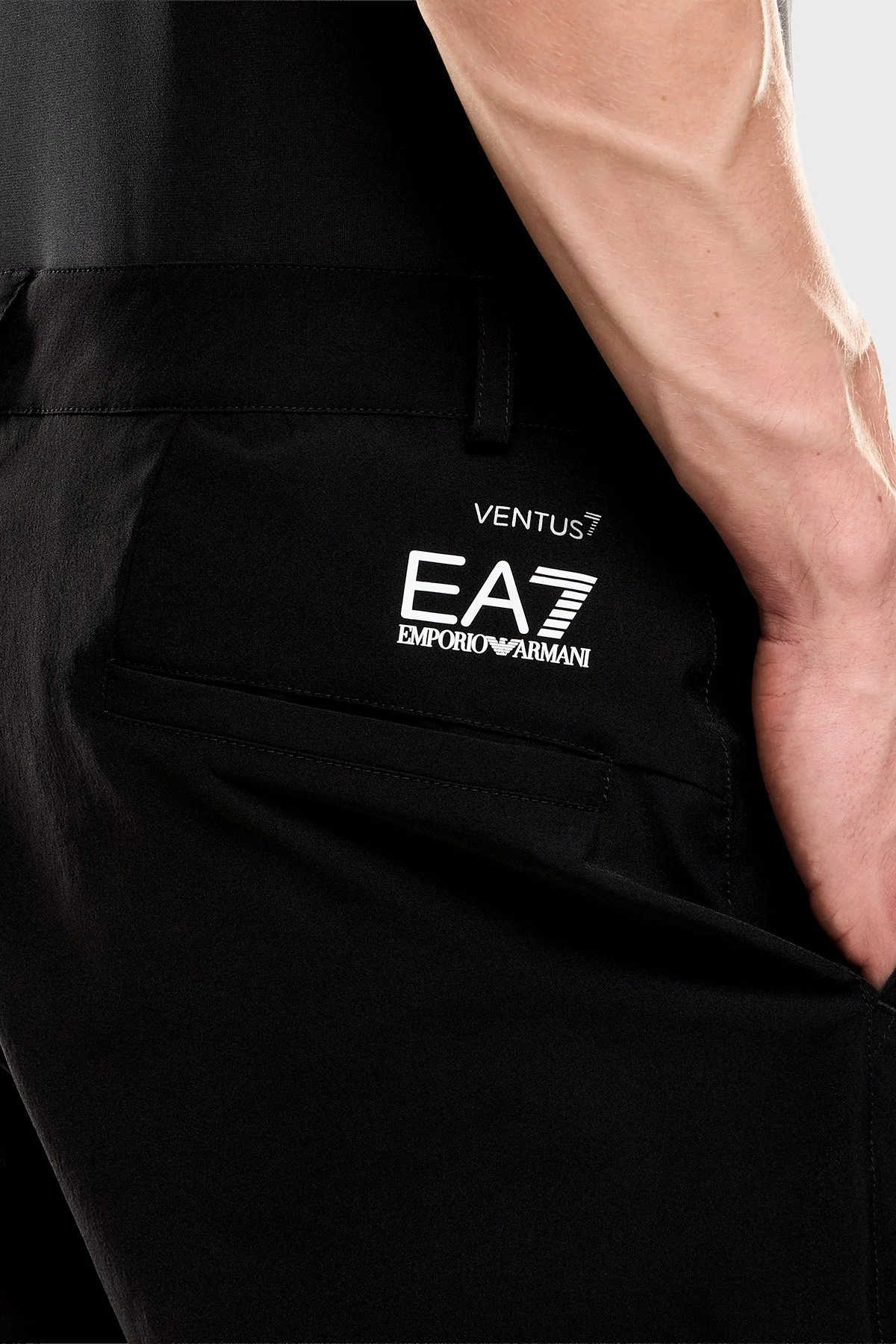 EA7 Regular Fit Normal Bel Erkek Şort 7M000194 AF14589 UC001 SİYAH - 4