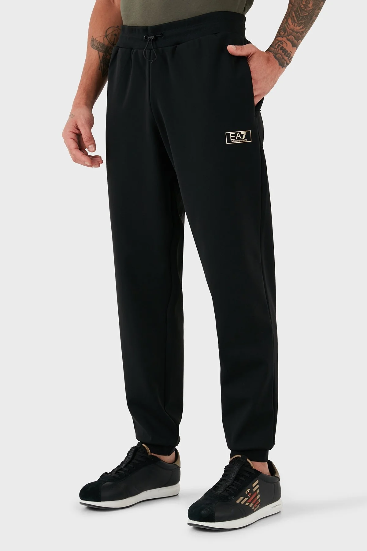 EA7 Regular Fit Normal Bel Jogger Erkek Pantolon 7M000028 AF10343 UC001 SİYAH - 3