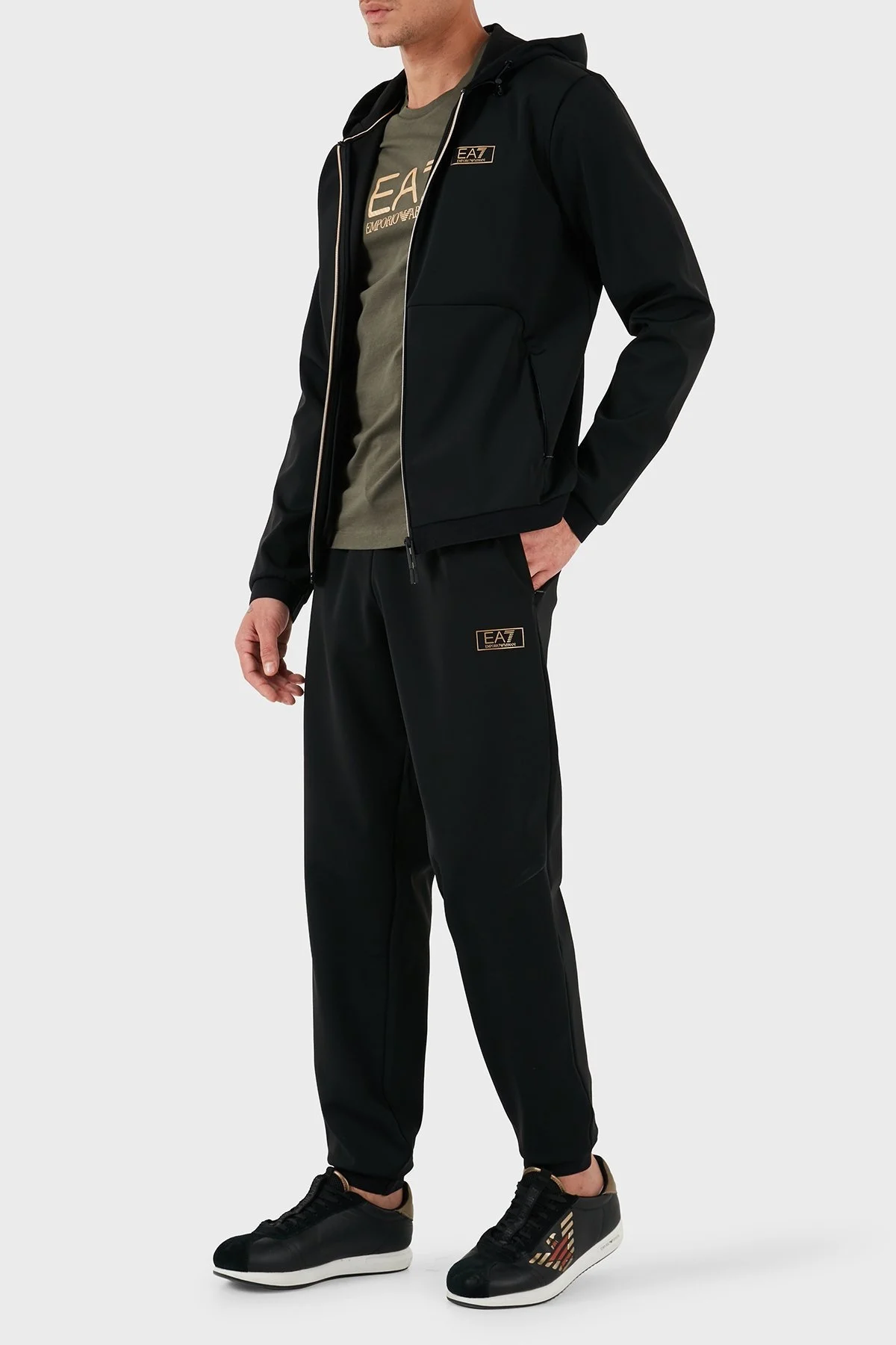 EA7 Regular Fit Normal Bel Jogger Erkek Pantolon 7M000028 AF10343 UC001 SİYAH - 5