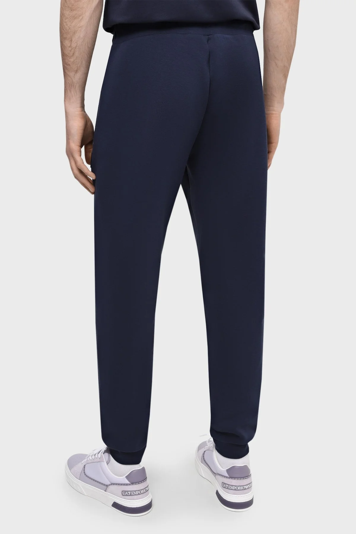 EA7 Regular Fit Pamuklu Jogger Spor Erkek Pantolon 3DPP77 PJUEZ 1554 LACİVERT - 3