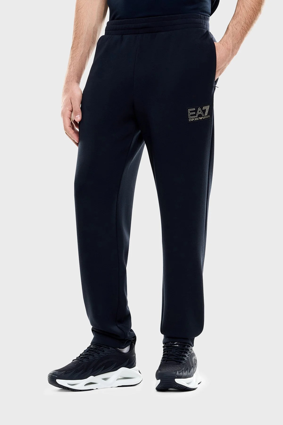 EA7 Regular Fit Pamuklu Jogger Spor Erkek Pantolon 7M002245 AF26240 UB102 Lacivert - 1