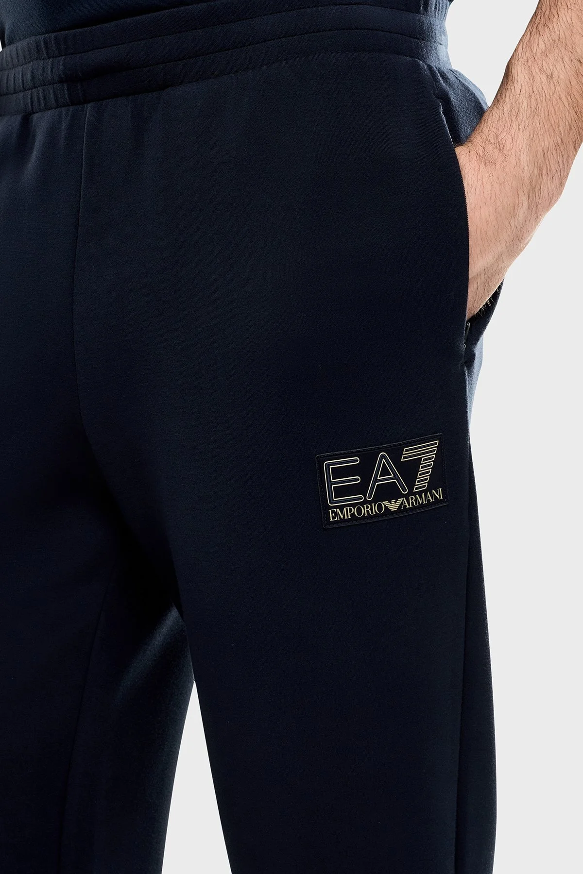 EA7 Regular Fit Pamuklu Jogger Spor Erkek Pantolon 7M002245 AF26240 UB102 Lacivert - 3