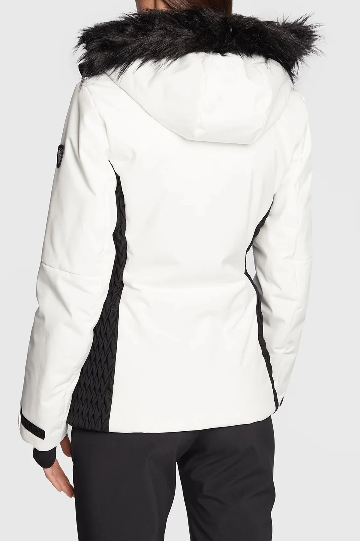 EA7 Regular Fit Su ve Rüzgar Geçirmez Çıkarılabilir Kapüşonlu Bayan Mont 6LTG06 TN45Z 1150 BEYAZ - 2