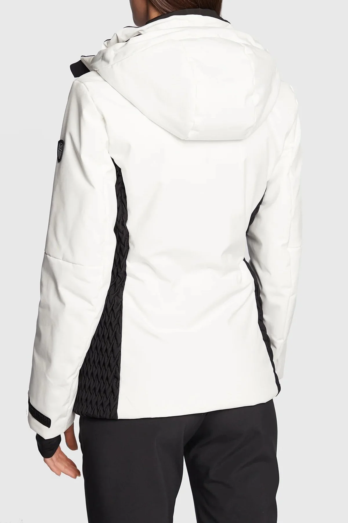 EA7 Regular Fit Su ve Rüzgar Geçirmez Çıkarılabilir Kapüşonlu Bayan Mont 6LTG06 TN45Z 1150 BEYAZ - 4