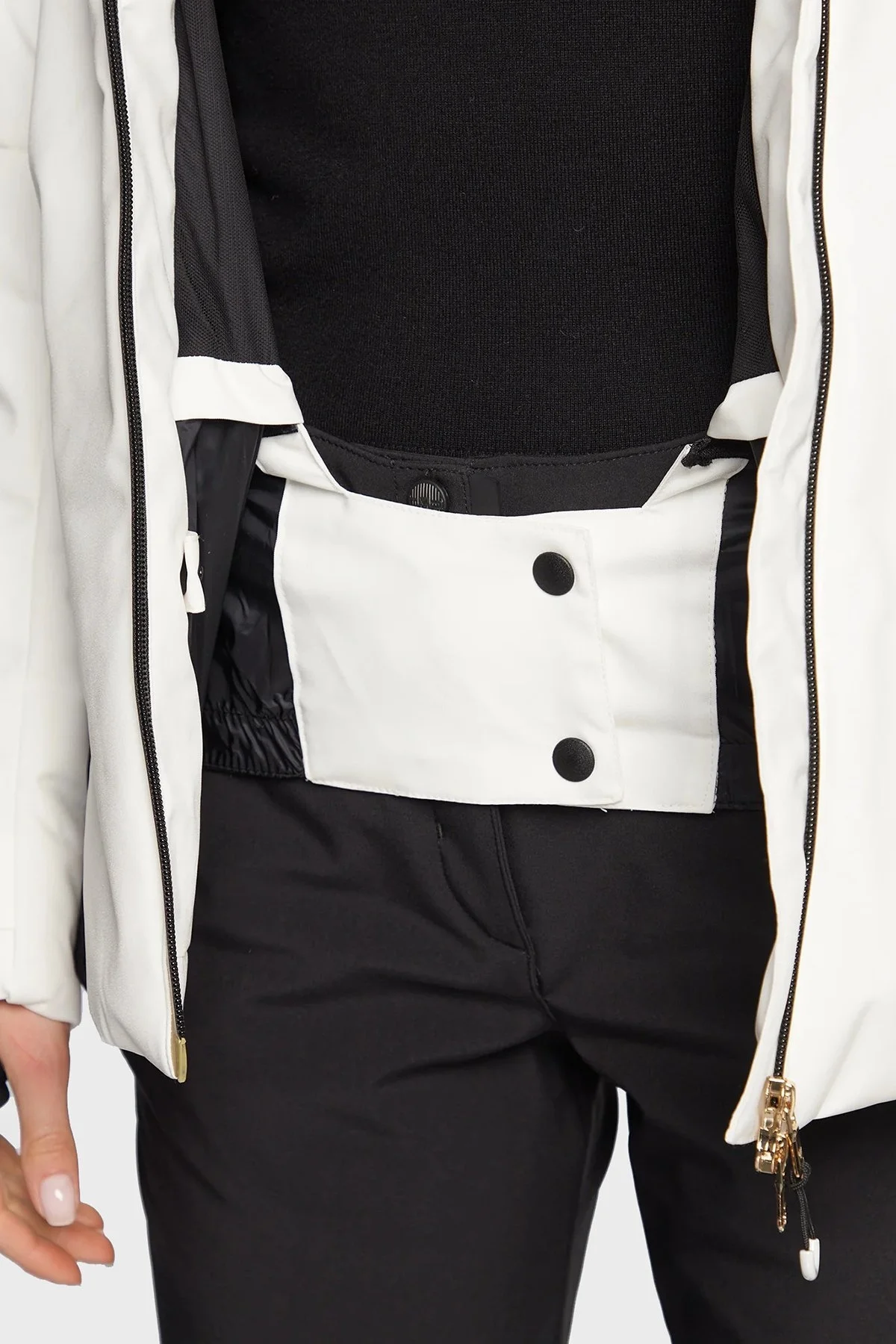 EA7 Regular Fit Su ve Rüzgar Geçirmez Çıkarılabilir Kapüşonlu Bayan Mont 6LTG06 TN45Z 1150 BEYAZ - 8