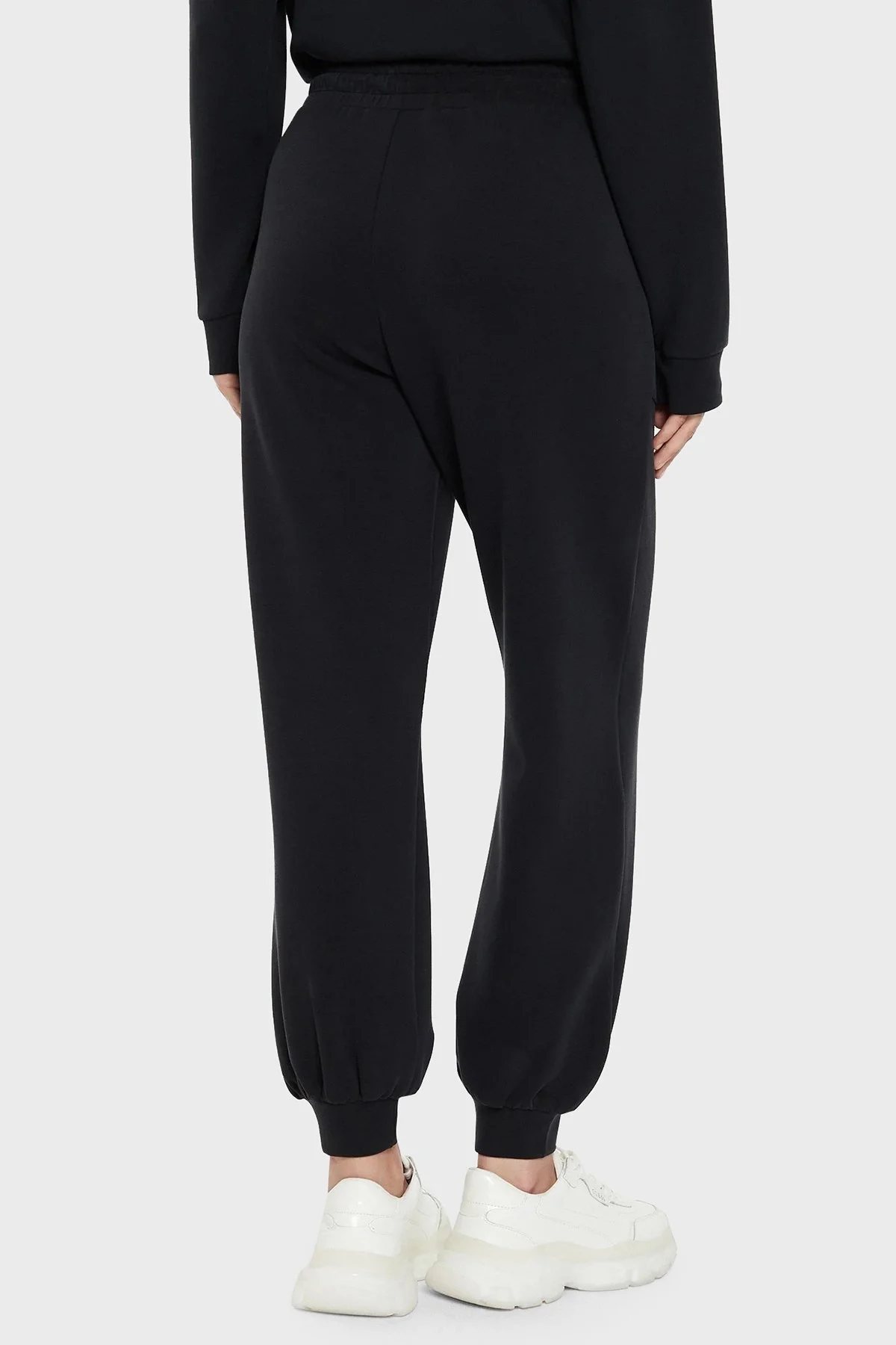 EA7 Relaxed Fit Cepli Jogger Bayan Pantolon 6DTP61 TJZBZ 0210 SİYAH - 3