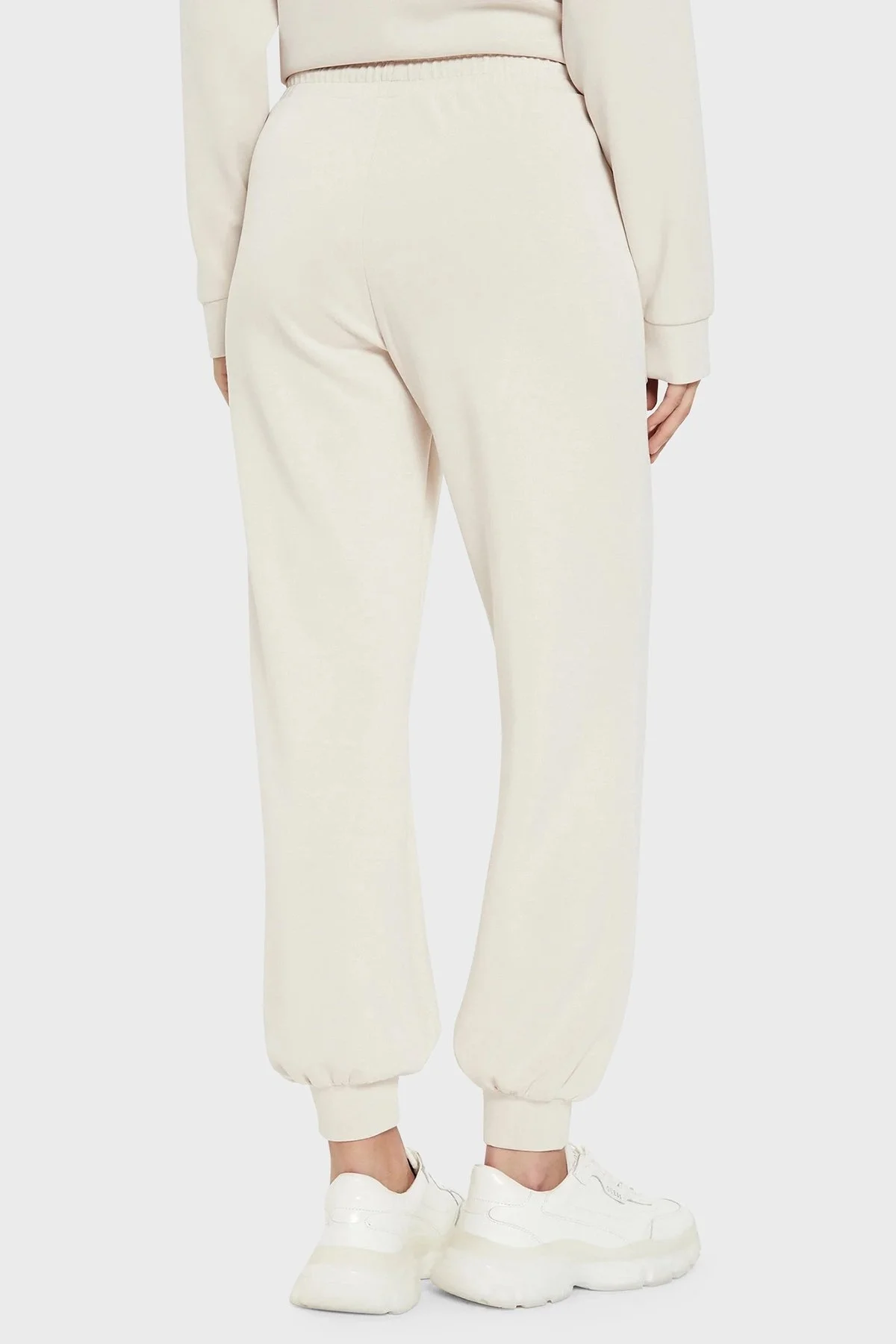 EA7 Relaxed Fit Cepli Jogger Bayan Pantolon 6DTP61 TJZBZ 1120 BEYAZ - 3