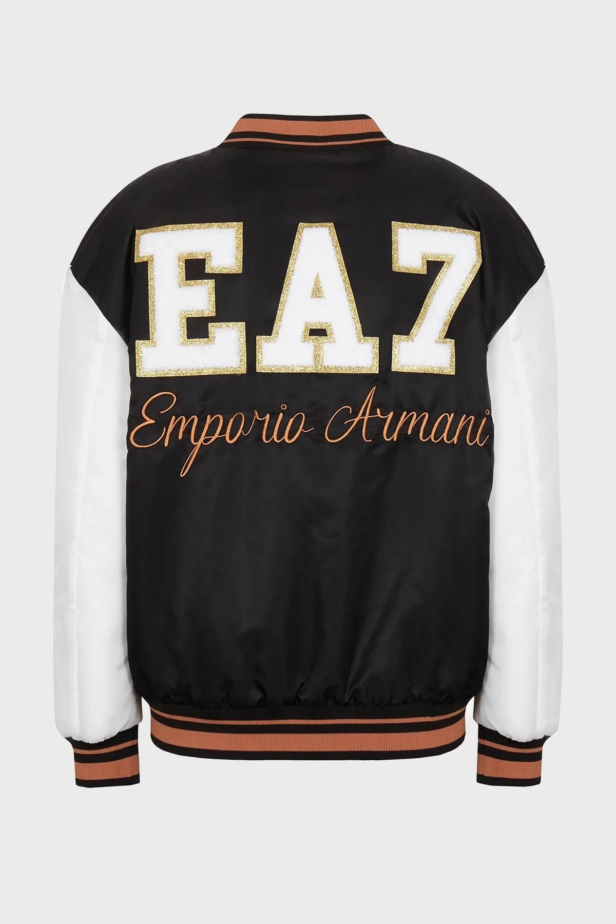 EA7 Relaxed Fit Kolej Yaka Bomber Bayan Ceket 6RTB33 TNCWZ 1200 SİYAH - 6