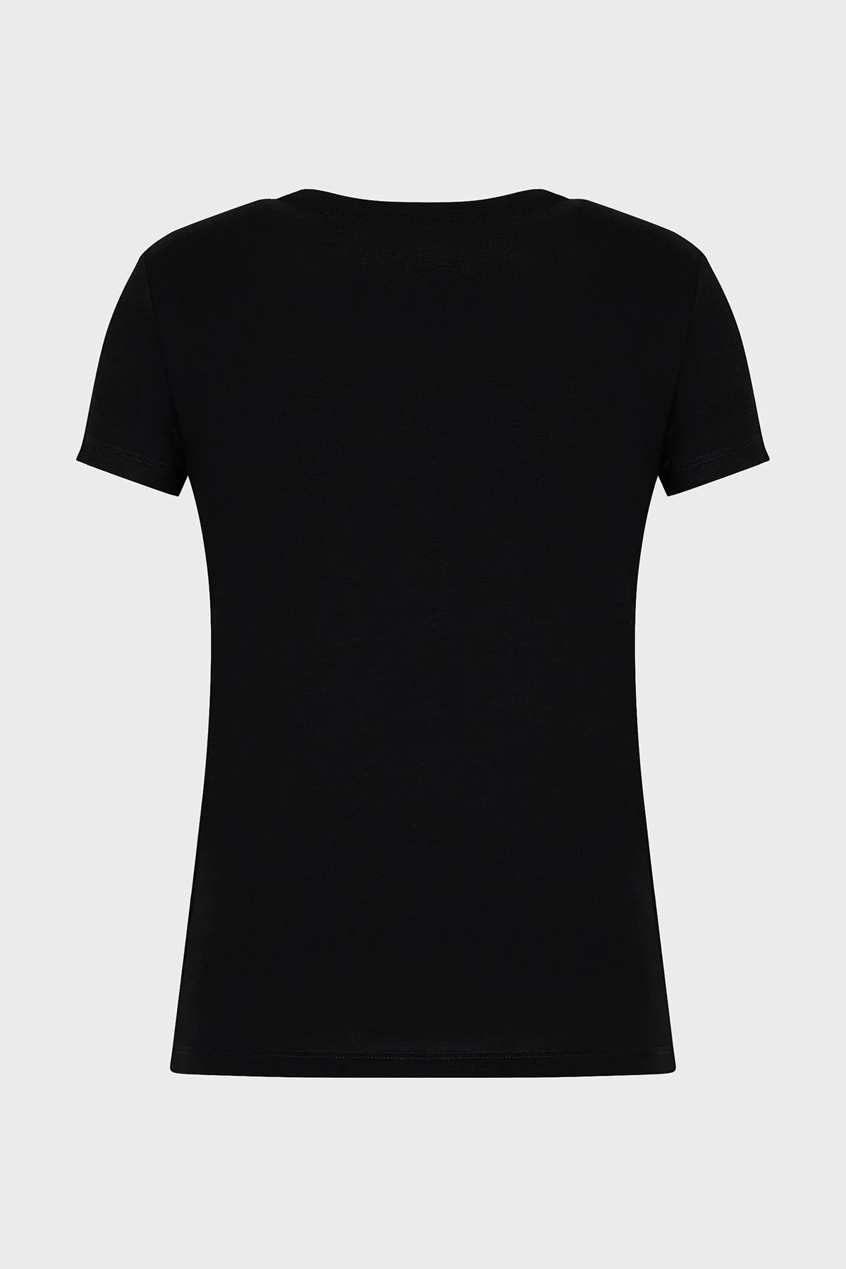 EA7 Slim Fit Bisiklet Yaka Bayan T Shirt 6RTT25 TJKUZ 1200 SİYAH - 7