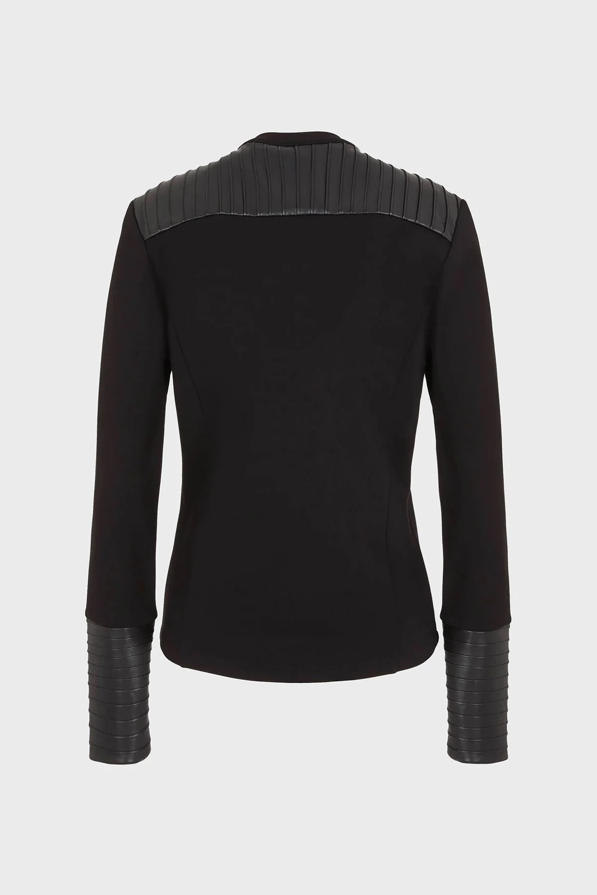 EA7 Slim Fit Fermuarlı Dik Yaka Kışlık Bayan Sweat 6RTM32 TJRLZ 1200 SİYAH - 5