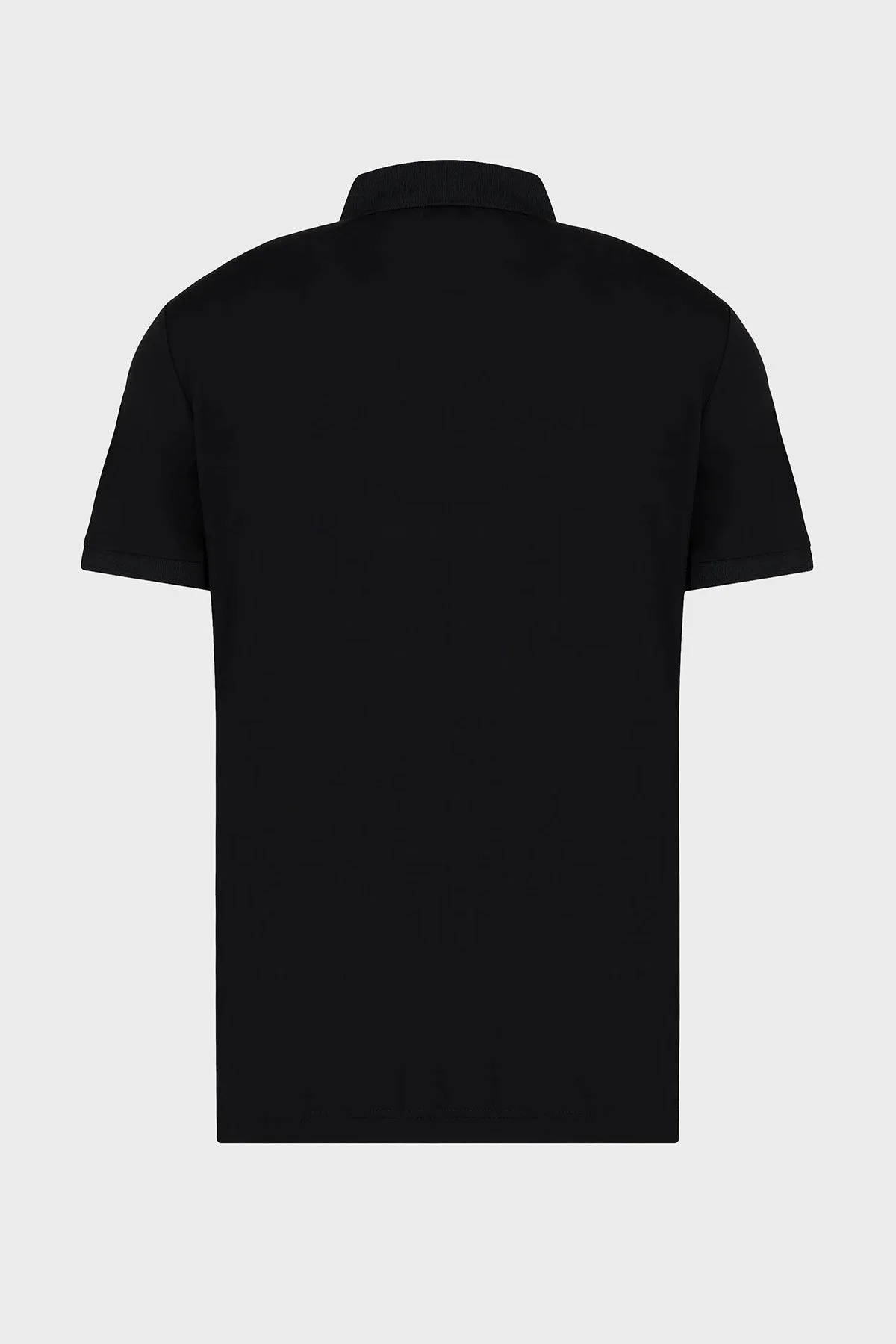 EA7 Slim Fit Fermuarlı Polo Yaka Erkek T Shirt 8NPF13 PJRGZ 1200 SİYAH - 10