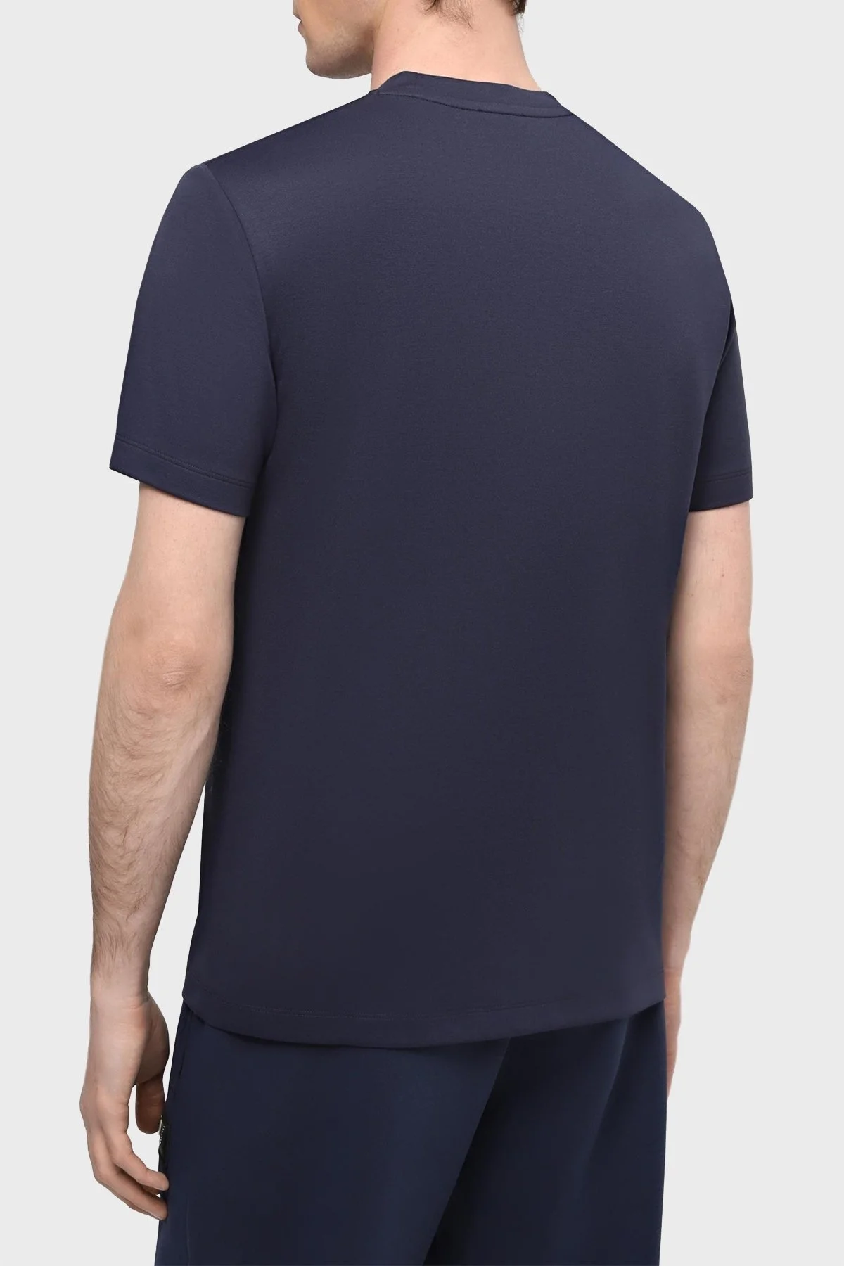 EA7 Slim Fit Logolu Bisiklet Yaka Erkek T Shirt 3DPT72 PJUJZ 1554 LACİVERT - 3