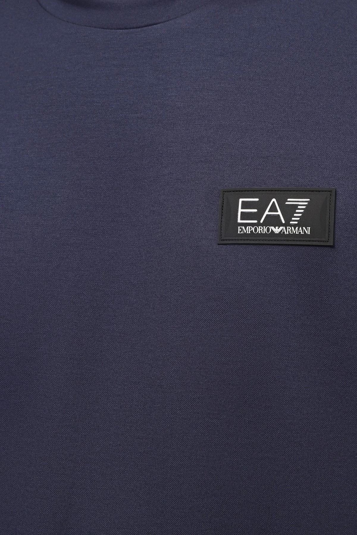 EA7 Slim Fit Logolu Bisiklet Yaka Erkek T Shirt 3DPT72 PJUJZ 1554 LACİVERT - 4