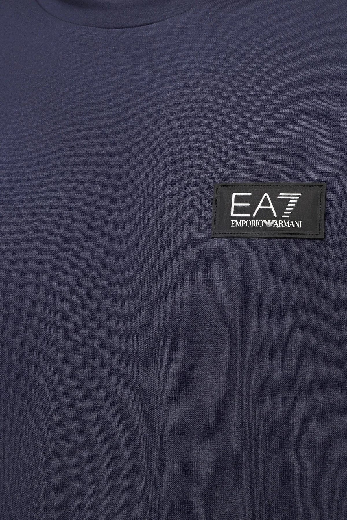EA7 Slim Fit Logolu Bisiklet Yaka Erkek T Shirt 3DPT72 PJUJZ 1554 LACİVERT - 4