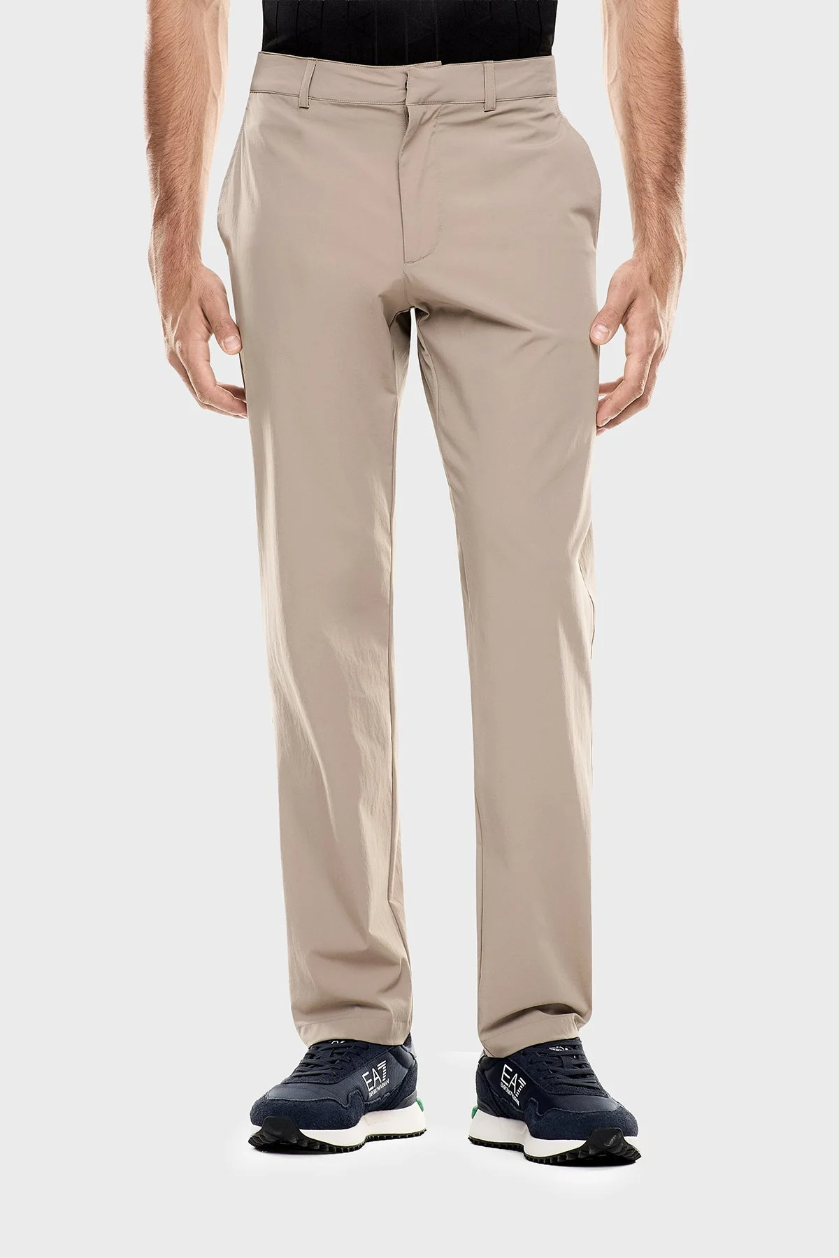 EA7 Slim Fit Logolu Normal Bel Daralan Paça Erkek Pantolon 7M000509 AF14589 U6167 TOPRAK - 1