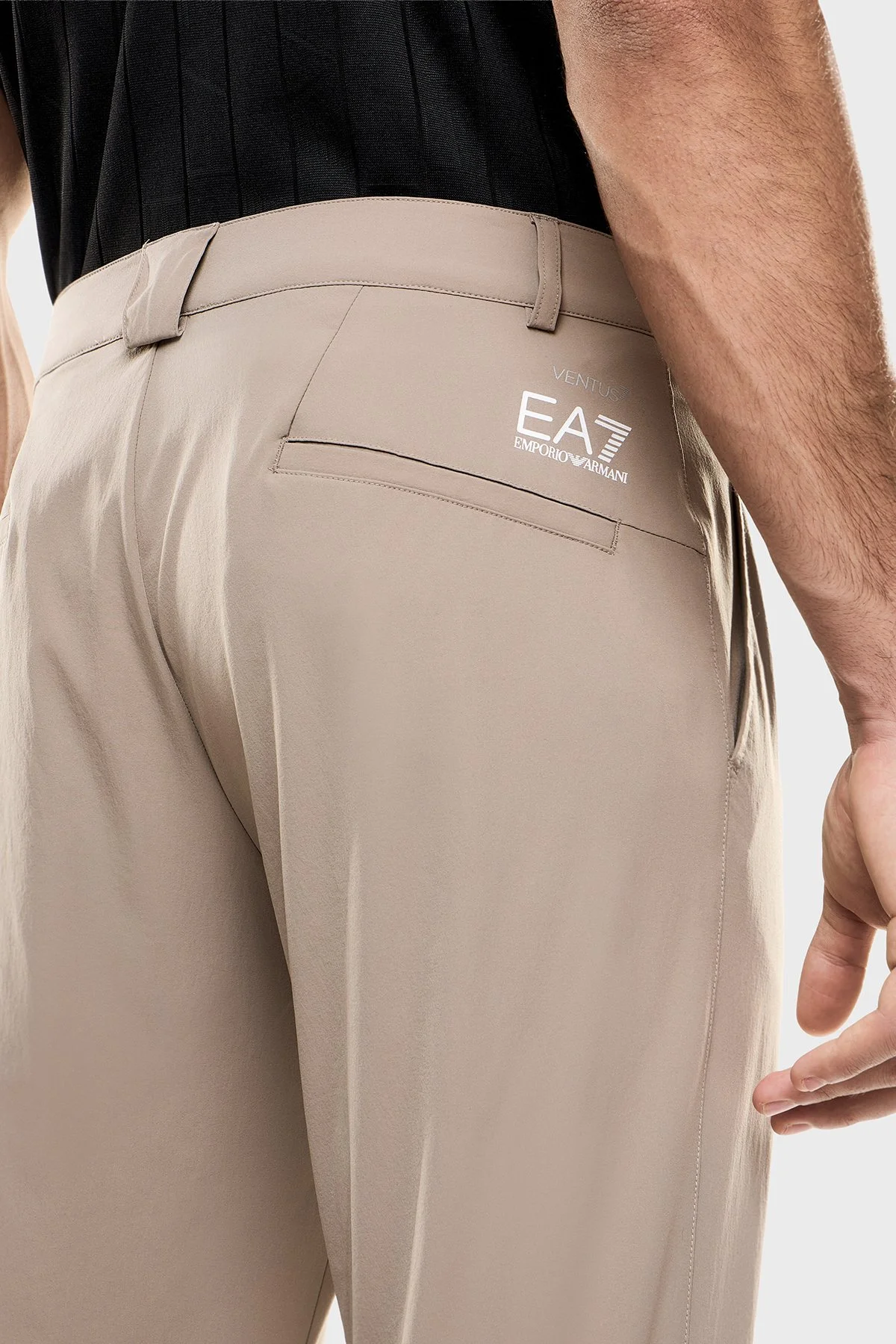 EA7 Slim Fit Logolu Normal Bel Daralan Paça Erkek Pantolon 7M000509 AF14589 U6167 TOPRAK - 4