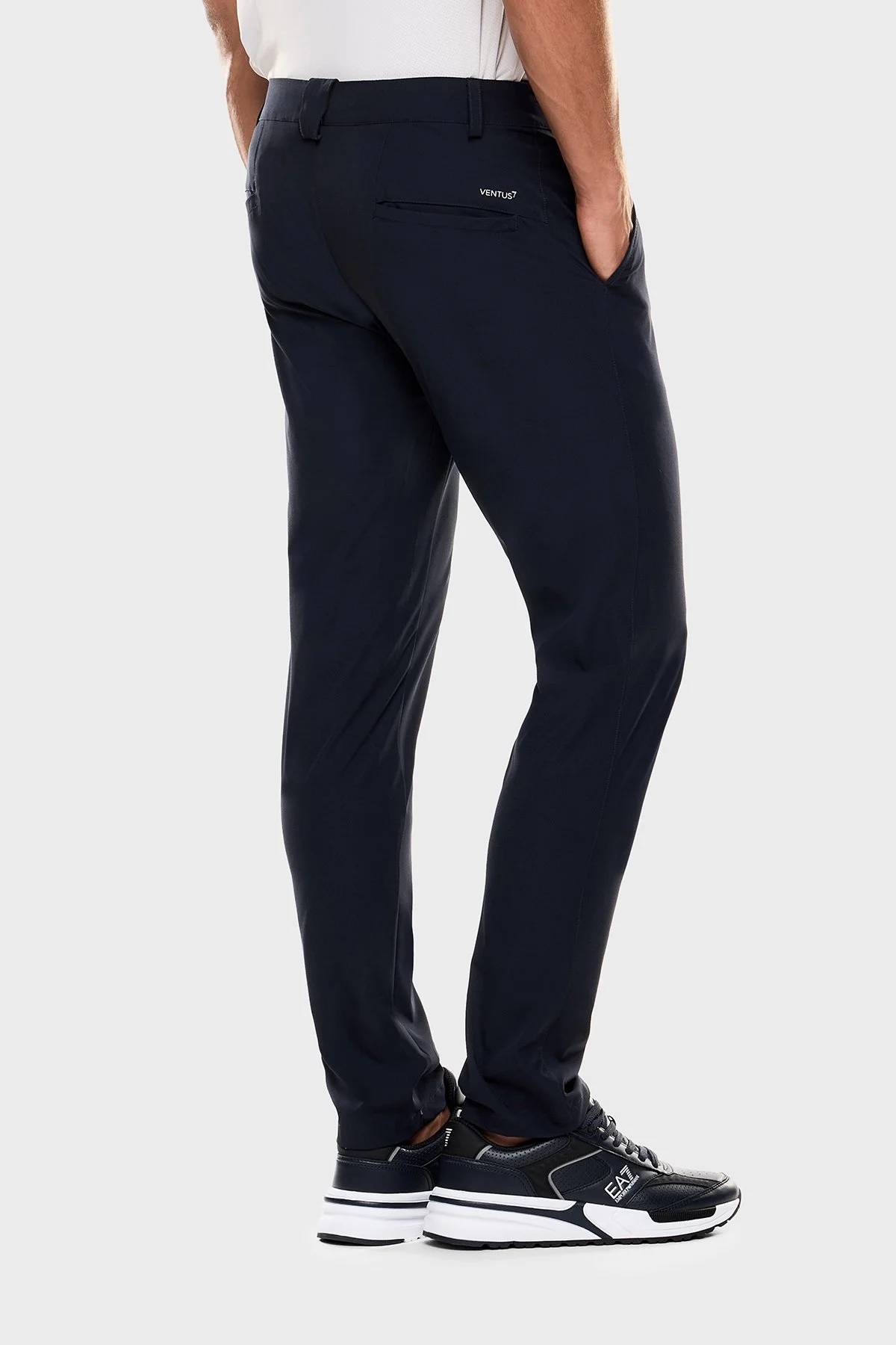 EA7 Slim Fit Logolu Normal Bel Daralan Paça Erkek Pantolon 7M000509 AF14589 UB102 LACİVERT - 3