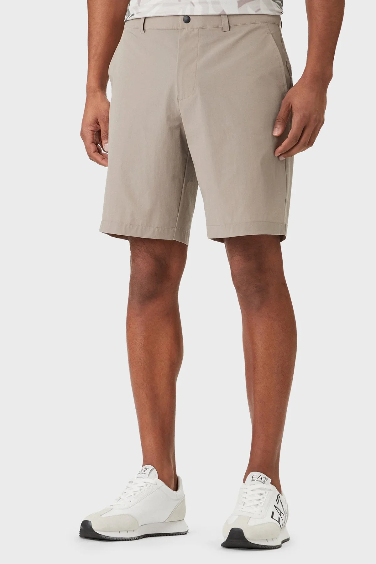 EA7 Slim Fit Logolu Normal Bel Erkek Şort 7M000194 AF14589 U6167 TOPRAK - 1