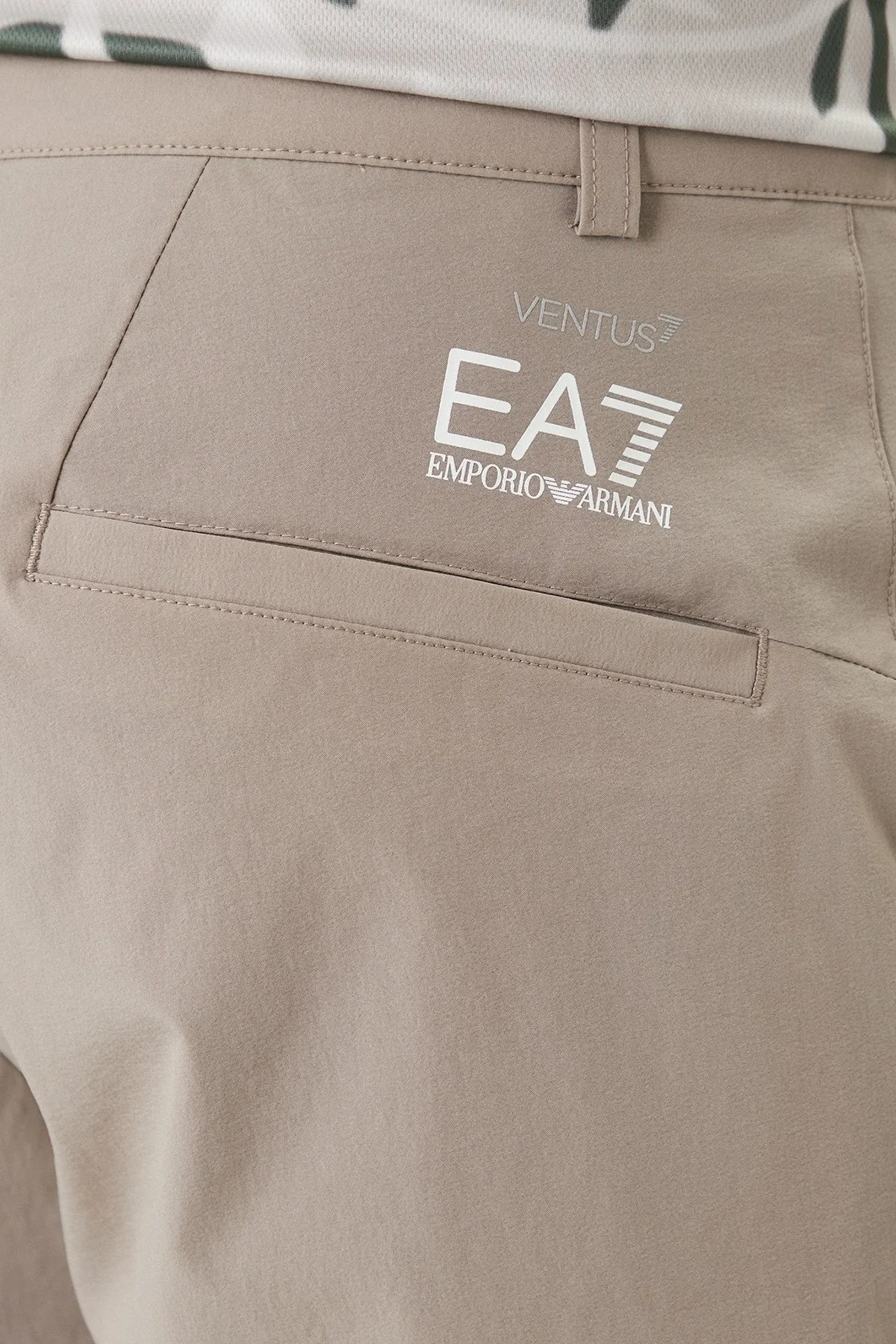 EA7 Slim Fit Logolu Normal Bel Erkek Şort 7M000194 AF14589 U6167 TOPRAK - 5