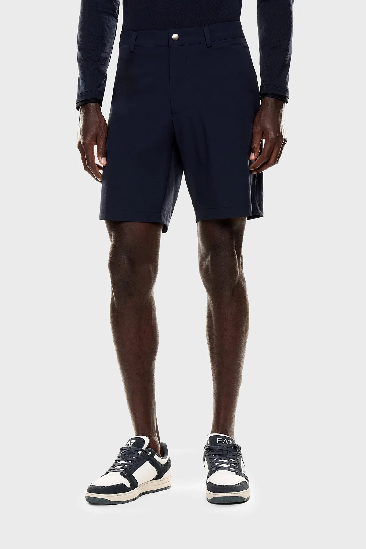 EA7 Slim Fit Logolu Normal Bel Erkek Şort 7M000194 AF14589 UB102 LACİVERT - 1