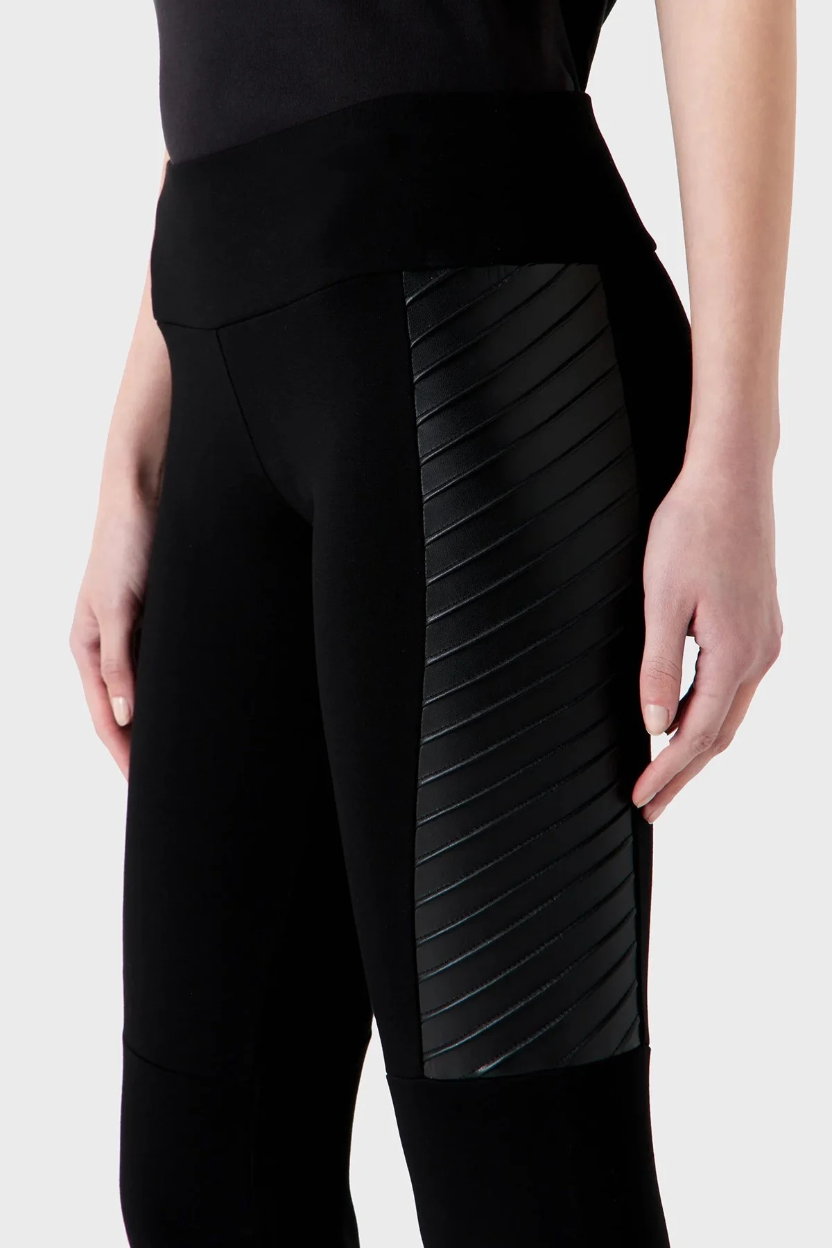 EA7 Slim Fit Viskon Karışımlı Kışlık Bayan Tayt 6RTP73 TJRLZ 1200 SİYAH - 2