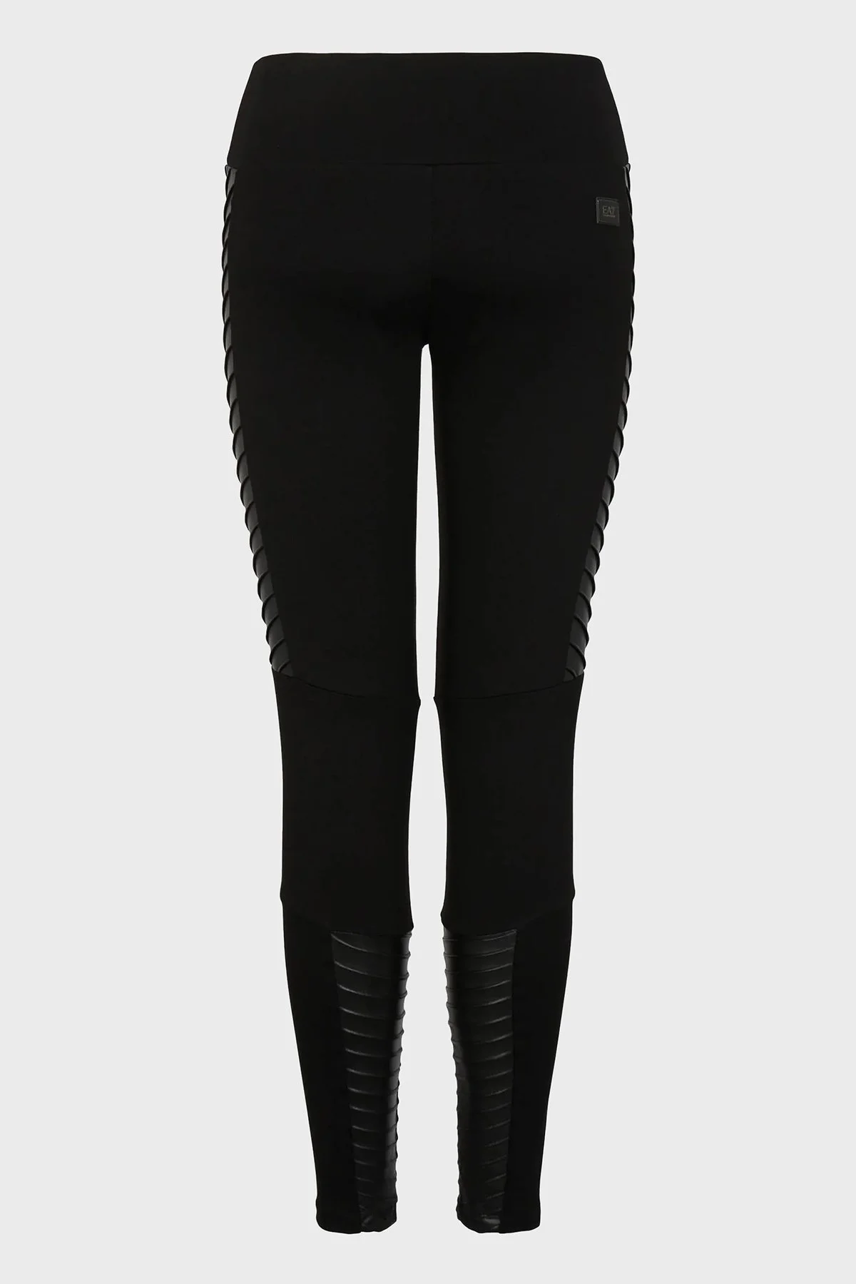 EA7 Slim Fit Viskon Karışımlı Kışlık Bayan Tayt 6RTP73 TJRLZ 1200 SİYAH - 5