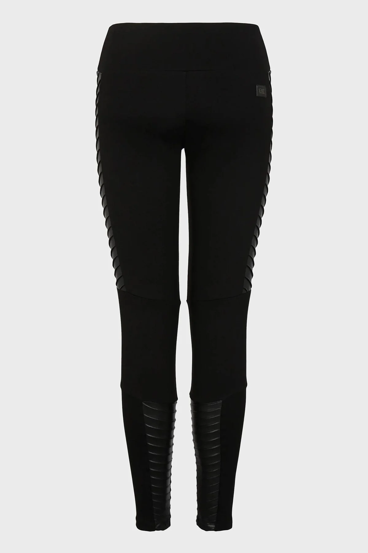EA7 Slim Fit Viskon Karışımlı Kışlık Kadın Tayt 6RTP73 TJRLZ 1200 SİYAH - 5
