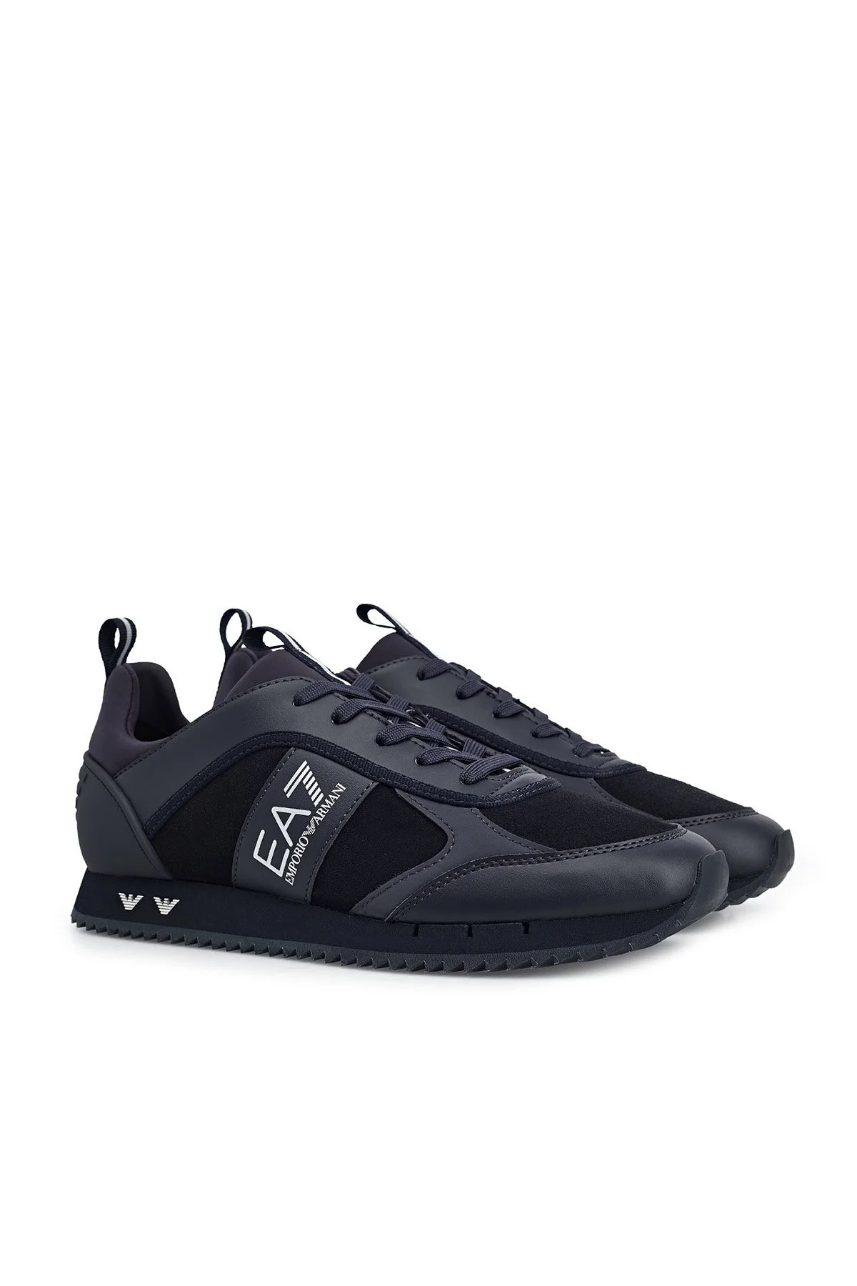 EA7 Sneaker Erkek Ayakkabı X8X027 XK173 P962 SİYAH-LACİVERT - 3