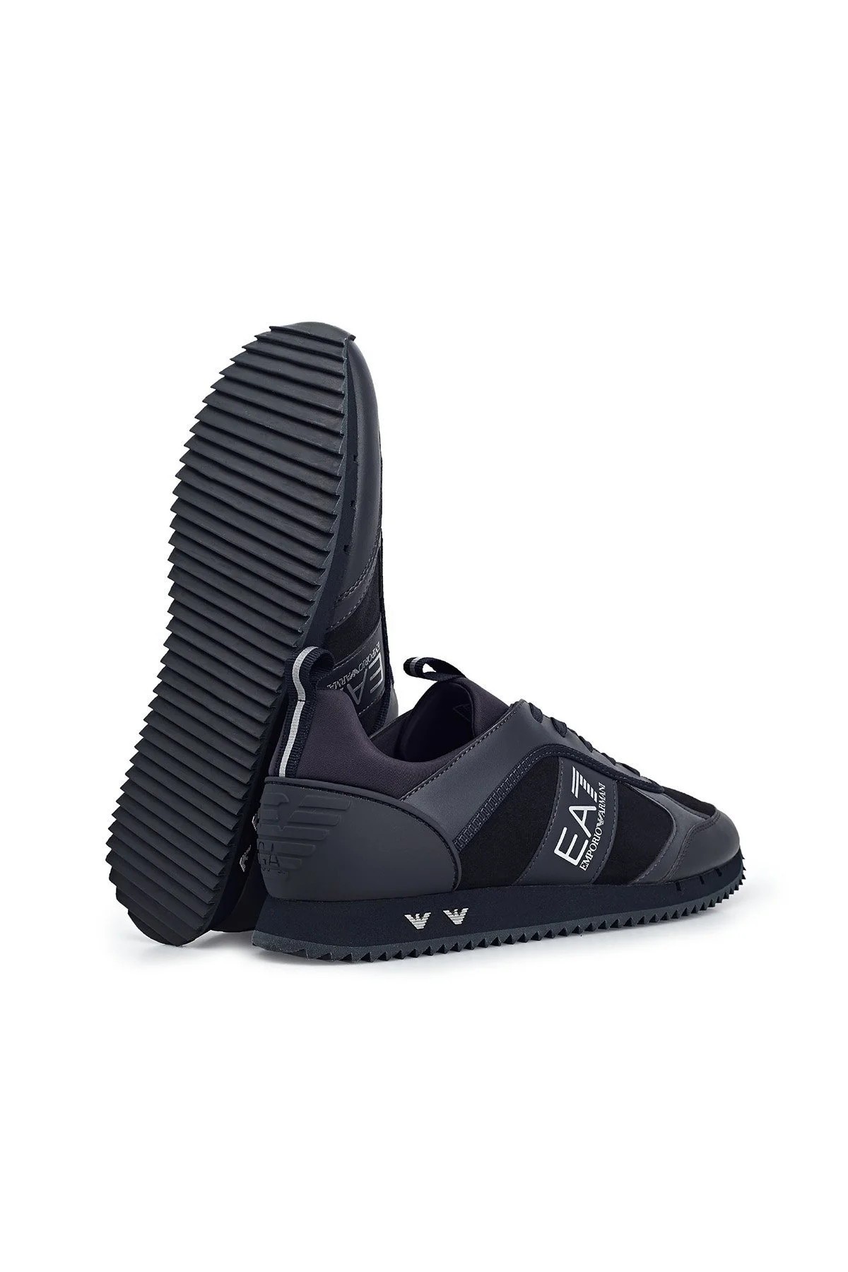 EA7 Sneaker Erkek Ayakkabı X8X027 XK173 P962 SİYAH-LACİVERT - 4