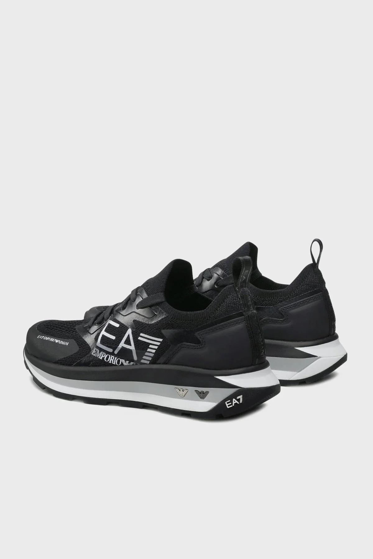 EA7 Sneaker Unisex Ayakkabı X8X113 XK269 A120 SİYAH - 4