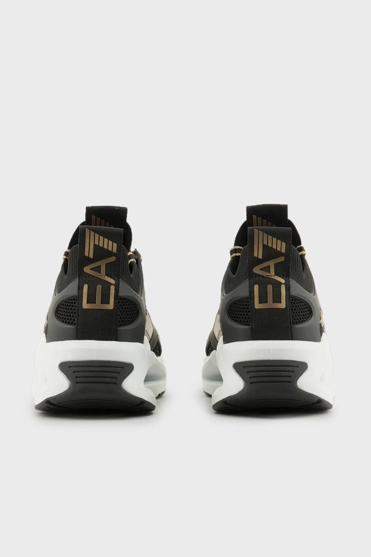 EA7 Sneaker Unisex Ayakkabı X8X174 XK377 M701 SİYAH-GOLD - 16
