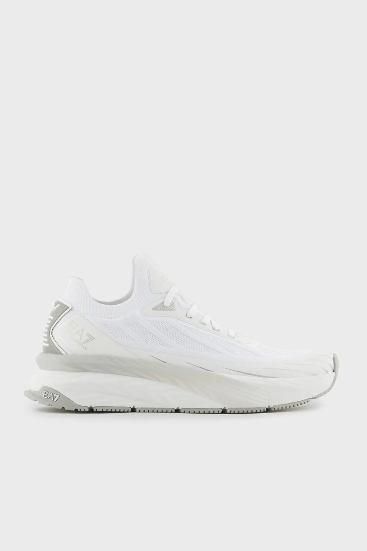 EA7 Sneaker Unisex Ayakkabı X8X176 XK377 M696 BEYAZ-GÜMÜŞ - 1