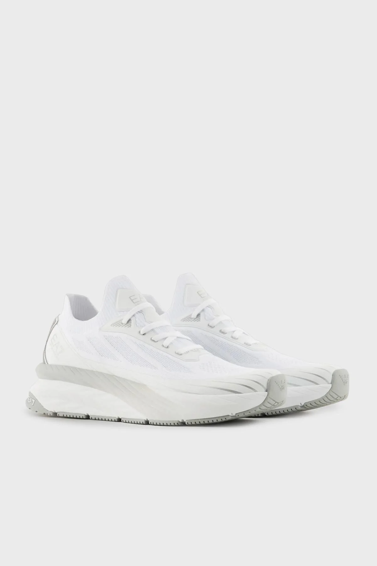 EA7 Sneaker Unisex Ayakkabı X8X176 XK377 M696 BEYAZ-GÜMÜŞ