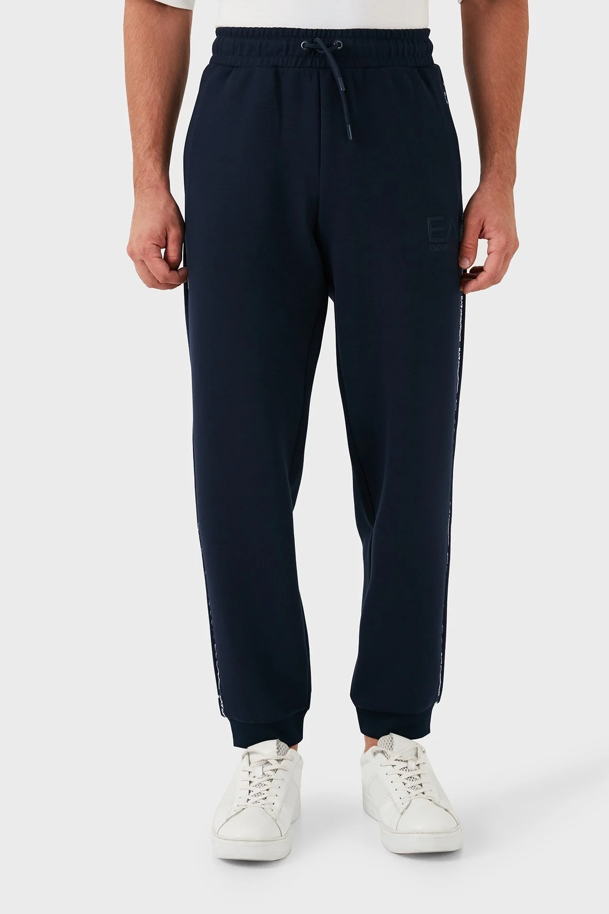 EA7 Streç Logolu Spor Erkek Pantolon 6DPP95 PJZZZ 1576 LACİVERT - 3