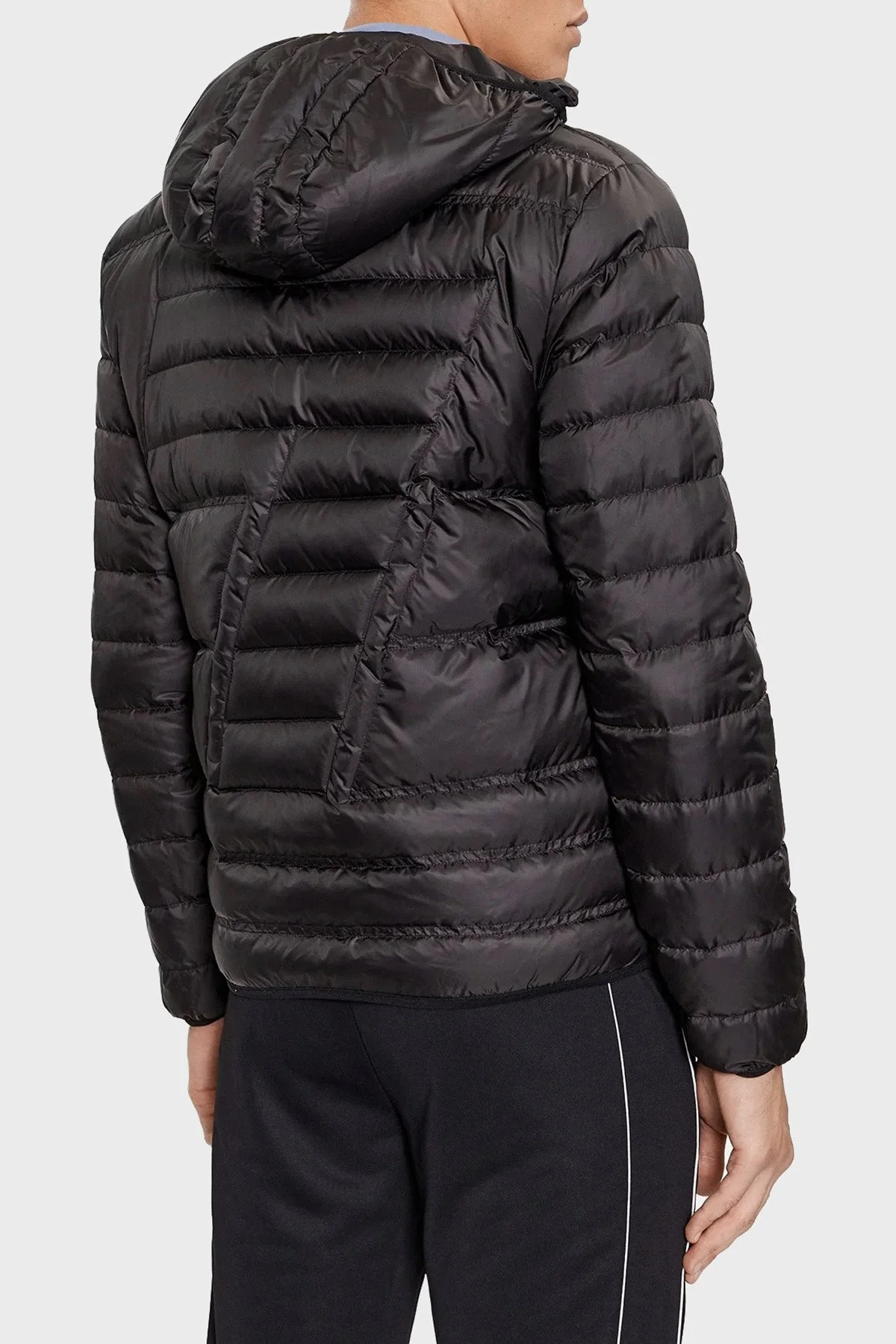 EA7 Su Geçirmez Kuş Tüyü Dolgulu Kapüşonlu Erkek Mont 6RPB16 PN5ZZ 1200 SİYAH - 2