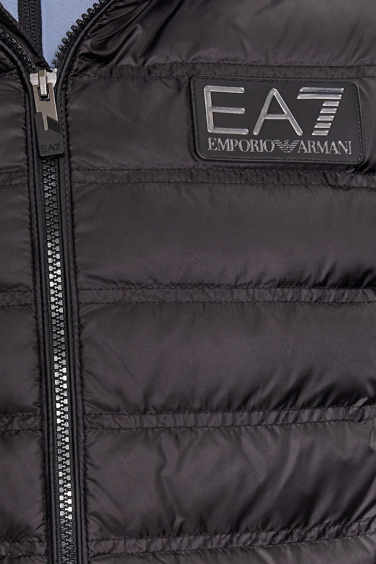 EA7 Su Geçirmez Kuş Tüyü Dolgulu Kapüşonlu Erkek Mont 6RPB16 PN5ZZ 1200 SİYAH - 4