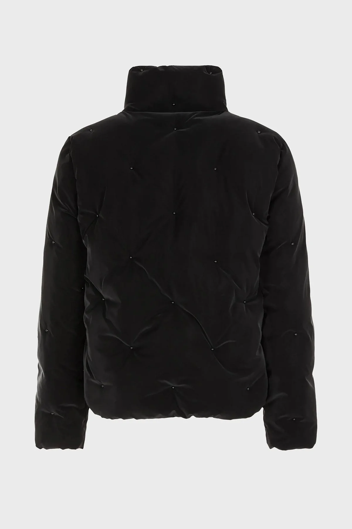 EA7 Gizli Kapüşonlu Dik Yaka Regular Fit Şişme Bayan Mont 6RTB34 TNDMZ 1200 SİYAH - 4