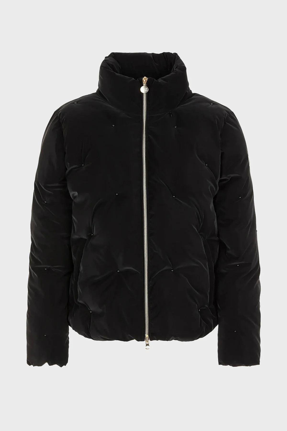 EA7 Gizli Kapüşonlu Dik Yaka Regular Fit Şişme Kadın Mont 6RTB34 TNDMZ 1200 SİYAH - 2