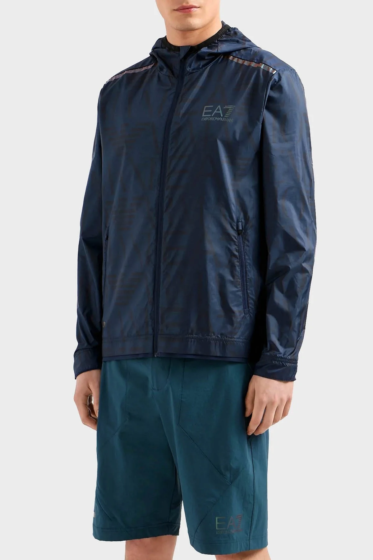 EA7 Ventus7 Regular Fit Kapüşonlu Erkek Mont 3DPB02 PNFHZ 1554 LACİVERT - 1