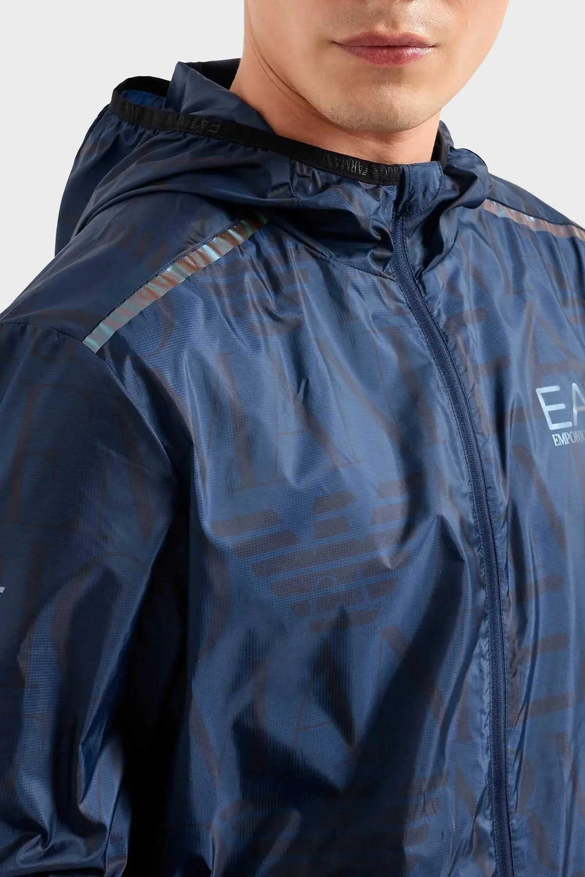 EA7 Ventus7 Regular Fit Kapüşonlu Erkek Mont 3DPB02 PNFHZ 1554 LACİVERT - 4