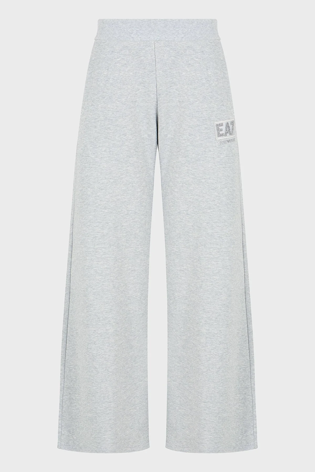 EA7 Wide Leg Normal Bel Bol Paça Logolu Bayan Pantolon 7W000179 AF12473 O8002 GRİ - 5