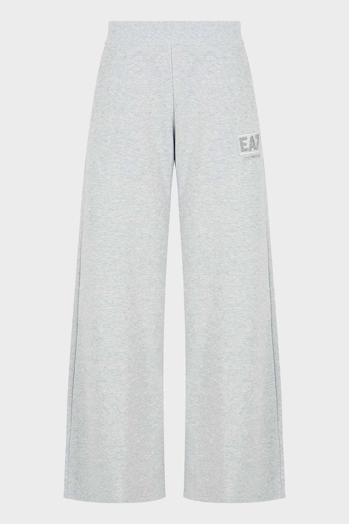 EA7 Wide Leg Normal Bel Bol Paça Logolu Kadın Pantolon 7W000179 AF12473 O8002 GRİ - 5