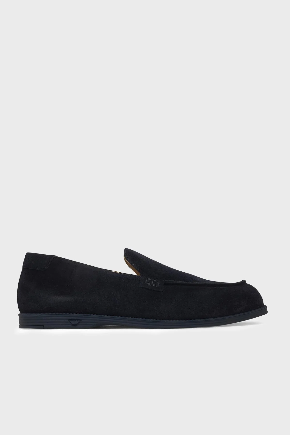 Emporio Armani % 100 Deri Loafer Erkek Ayakkabı EM004941 AF23967 UB117 LACİVERT - 1