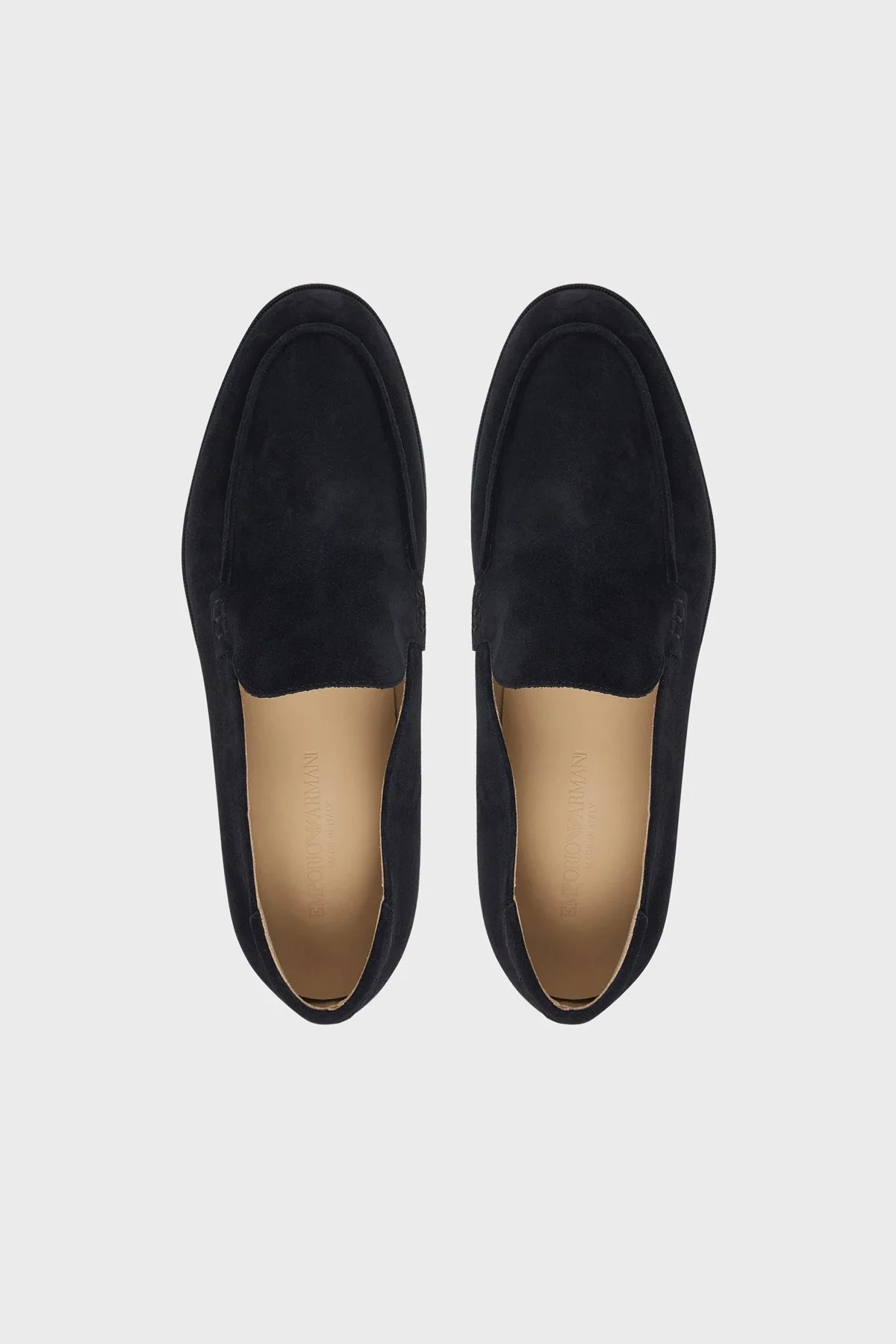 Emporio Armani % 100 Deri Loafer Erkek Ayakkabı EM004941 AF23967 UB117 LACİVERT - 3