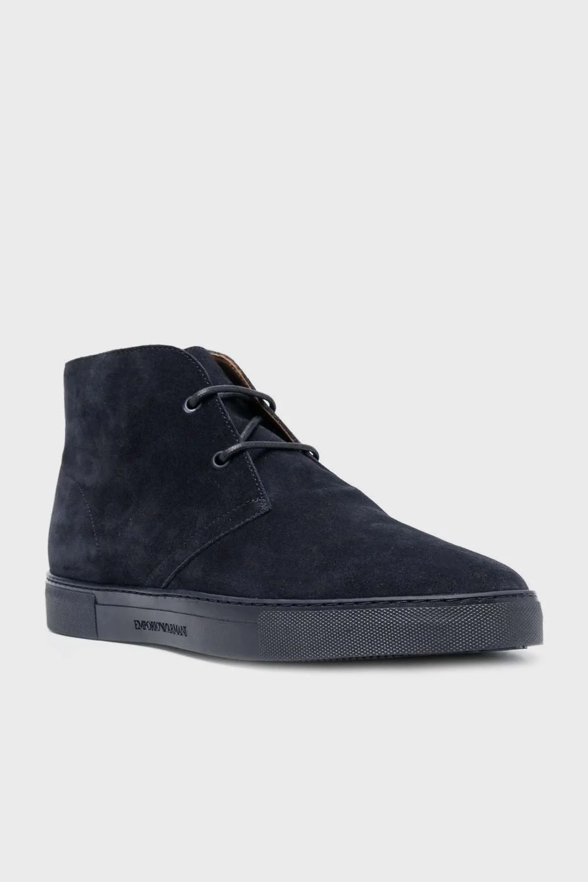 Emporio Armani % 100 Hakiki Deri Süet Erkek Bot X4M392 XF053 00006 LACİVERT - 7