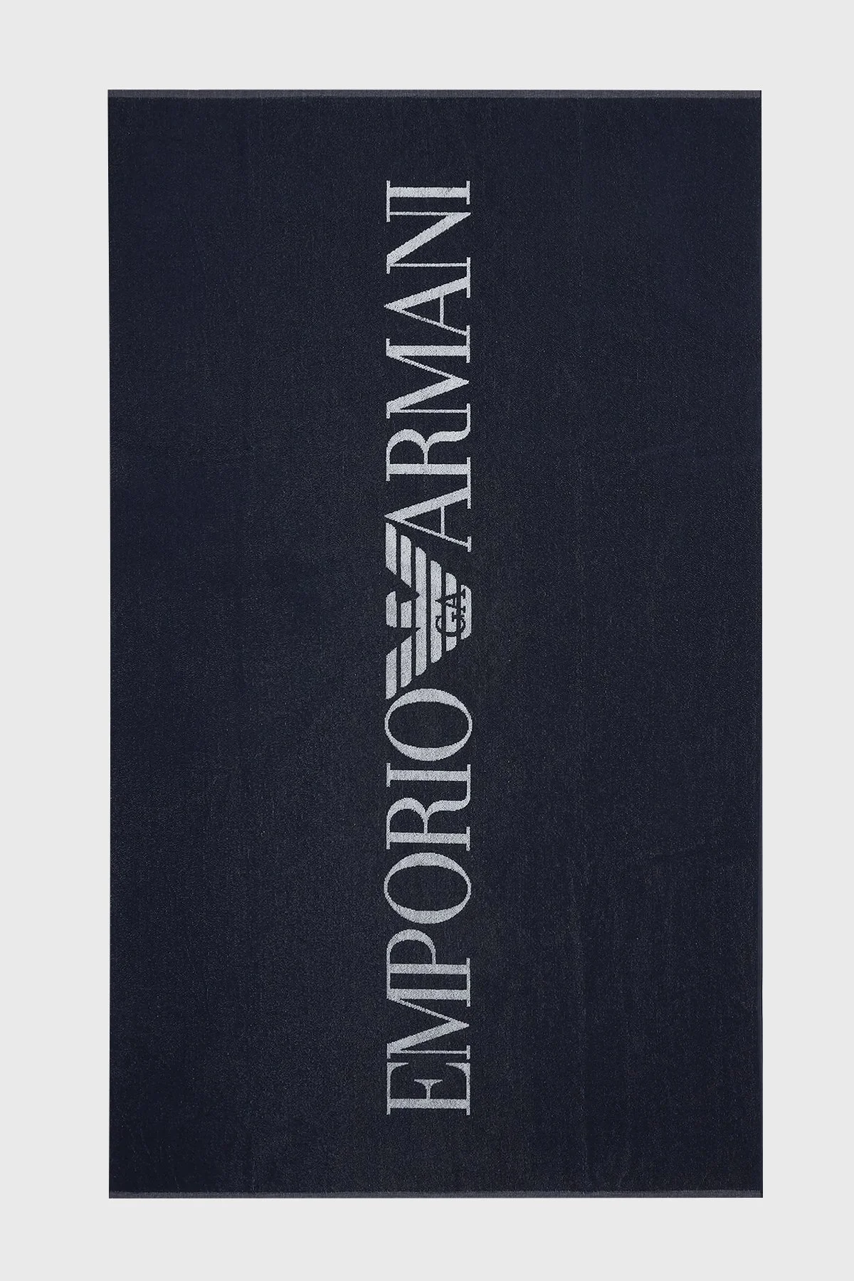 Emporio Armani % 100 Pamuk 170*100 cm Unisex Plaj Havlusu 231772 4R451 06935 LACİVERT - 1