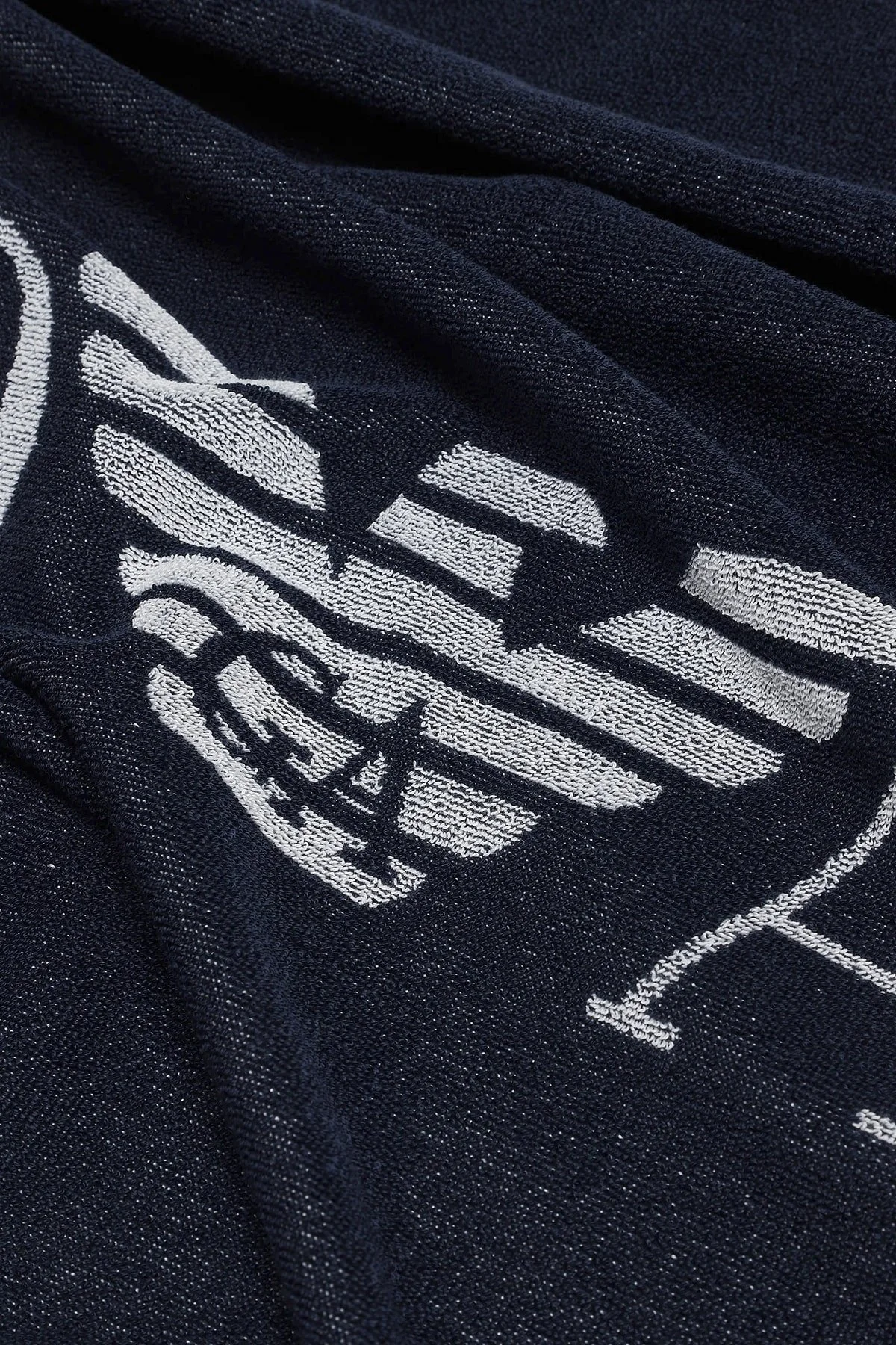 Emporio Armani % 100 Pamuk 170*100 cm Unisex Plaj Havlusu 231772 4R451 06935 LACİVERT - 2