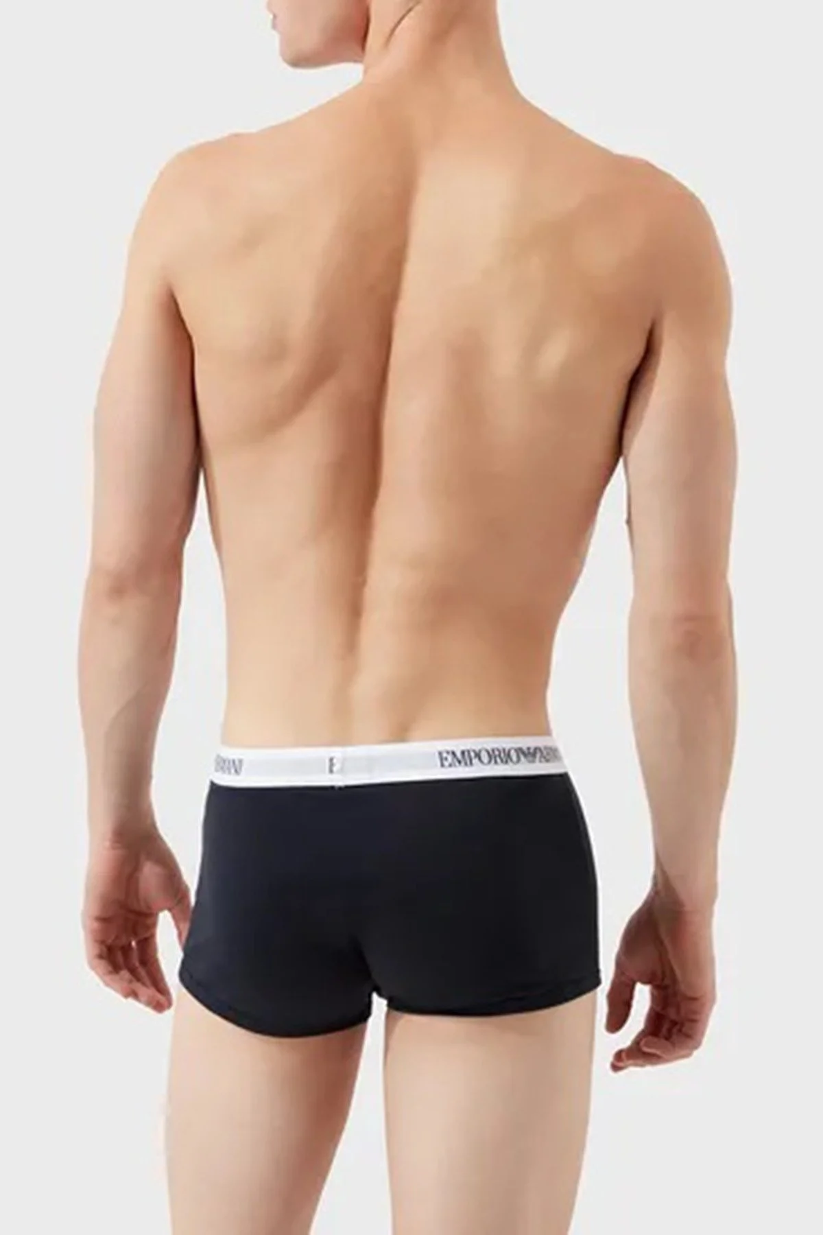 Emporio Armani % 100 Pamuk 3 Pack Erkek Boxer 111625 3R722 51136 Lacivert-Bej-Beyaz - 3