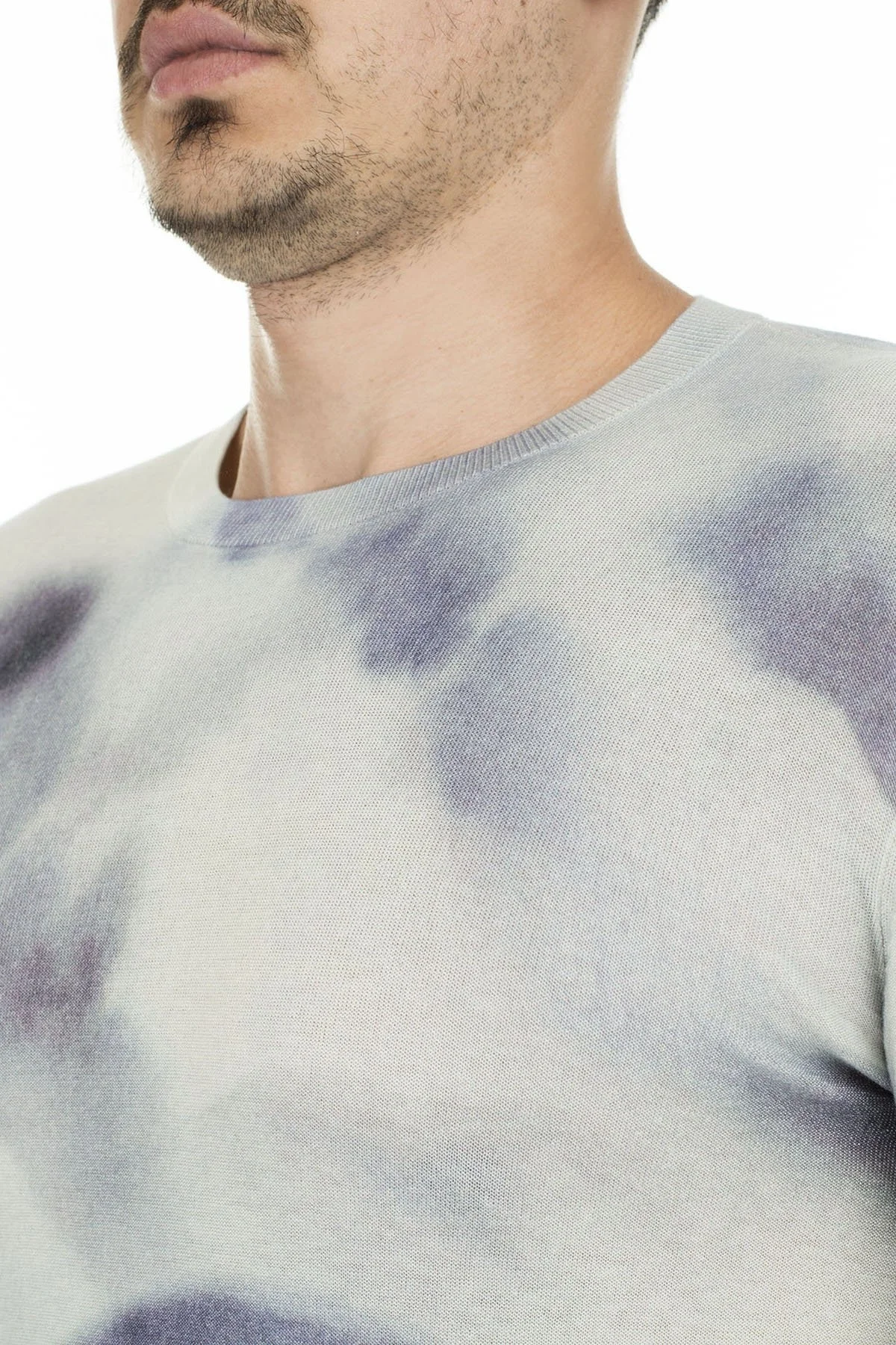 Emporio Armani % 100 Pamuk Bisiklet Yaka Erkek Kazak 3H1MV4 1M06Z 0728 BEYAZ - 14