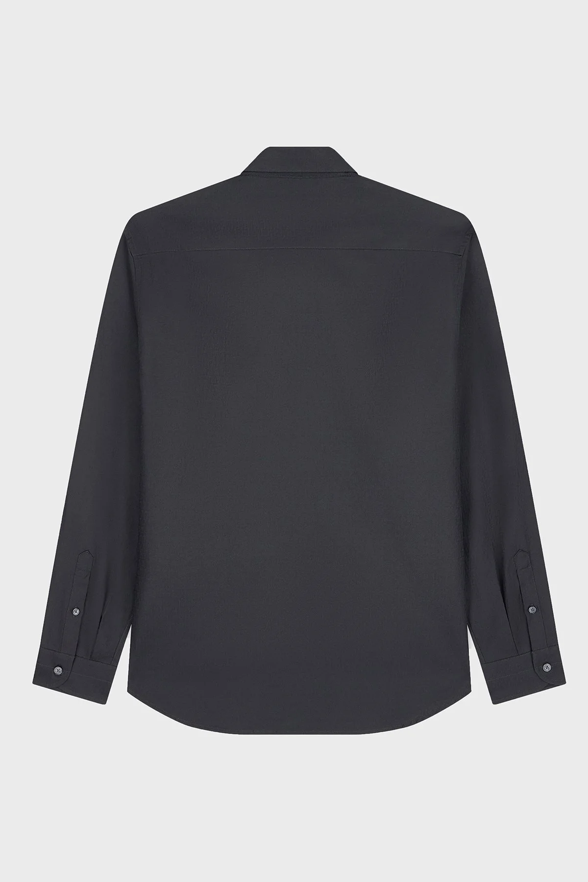 Emporio Armani %100 Pamuk Düğmeli Erkek Gömlek EM006704 AF18123 FB058 Mavi - 7